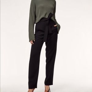 Aritzia front tie pants